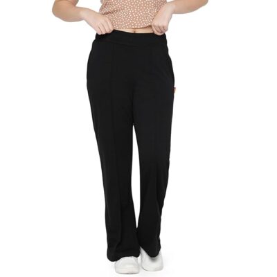 Stylish black formal pants for girls